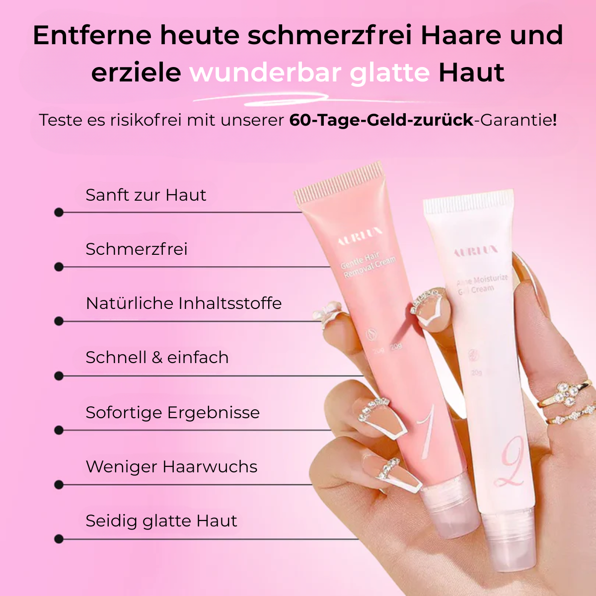 Aurlux™ – Instant Haarverwijderingskit