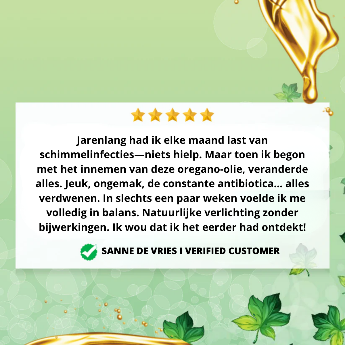 VitalOil™ - Verwijder candida en parasieten uit je lichaam