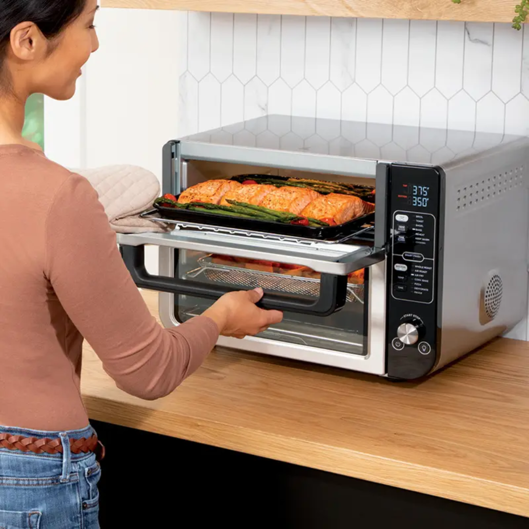 Double Oven FlexDoor - 14-in-1 Quick Snacks & Full Course Meals