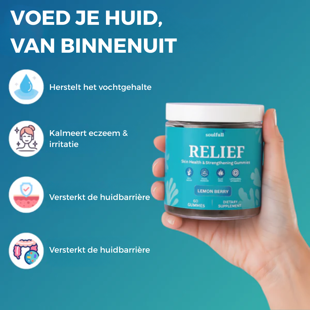 Soulfull™ – Eczeem Verlichtingsgummies