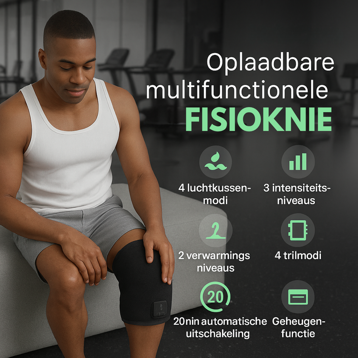 FisioKnie™ - Kniepijn weg, beweging op volle kracht