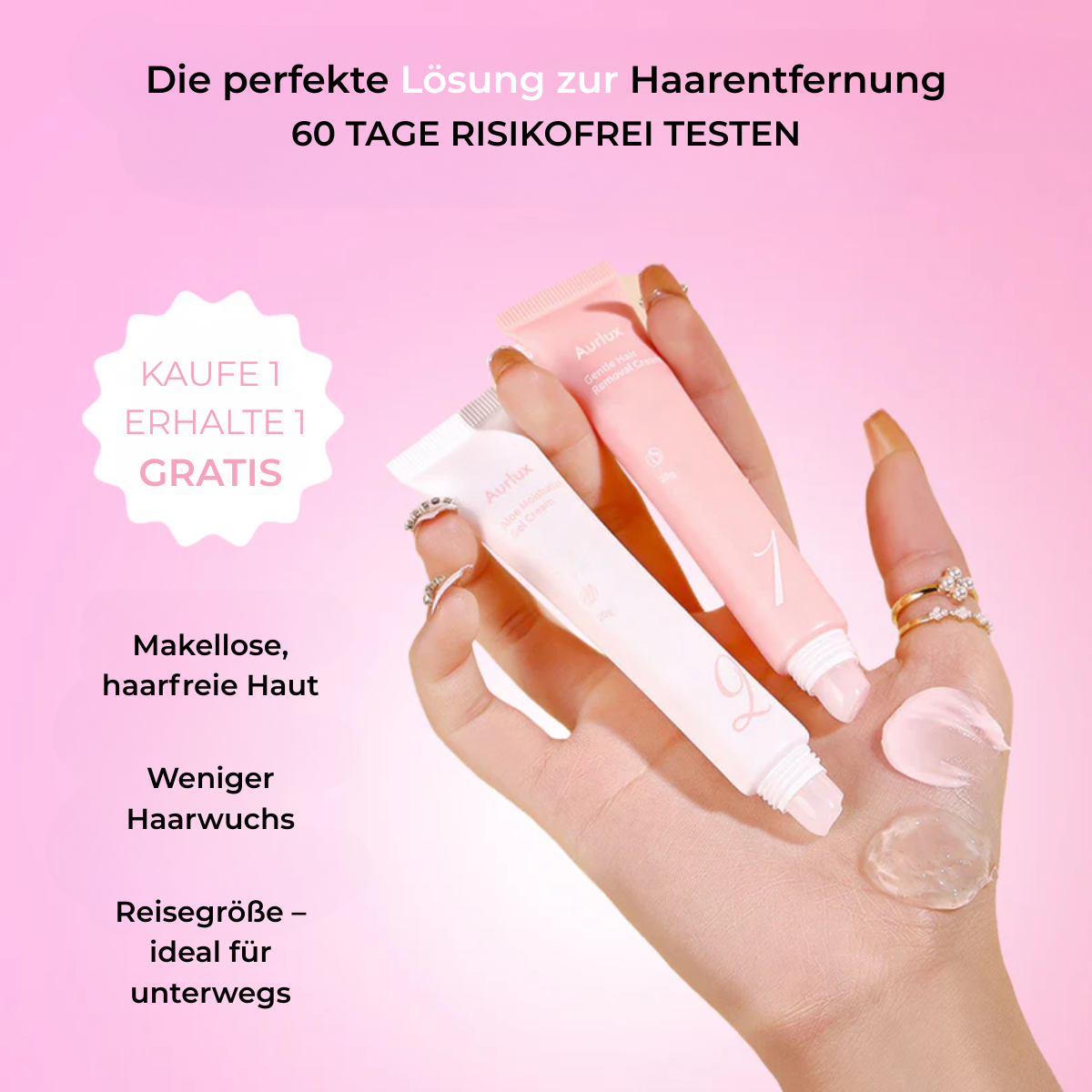 Aurlux™ – Instant Haarverwijderingskit