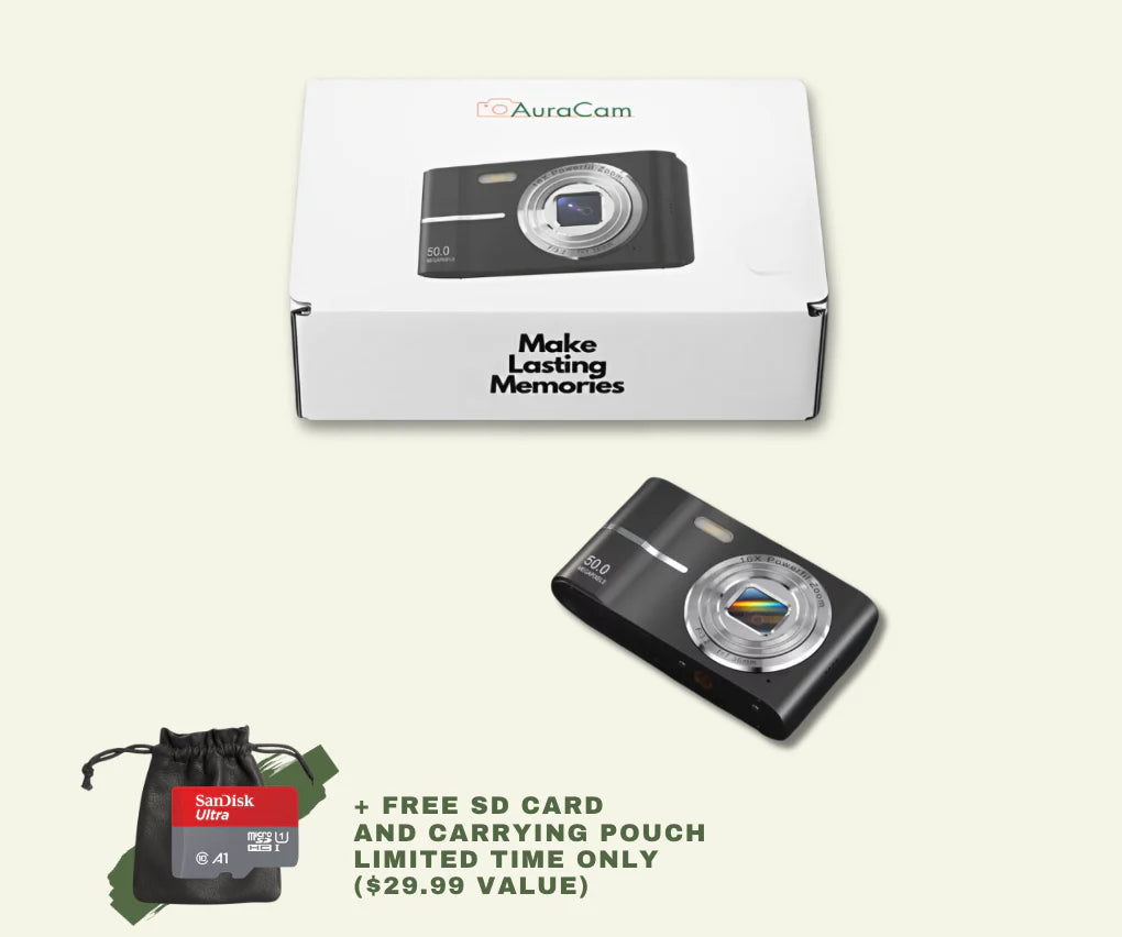 AuraCam™ - 2000's Aesthetic Digital Camera
