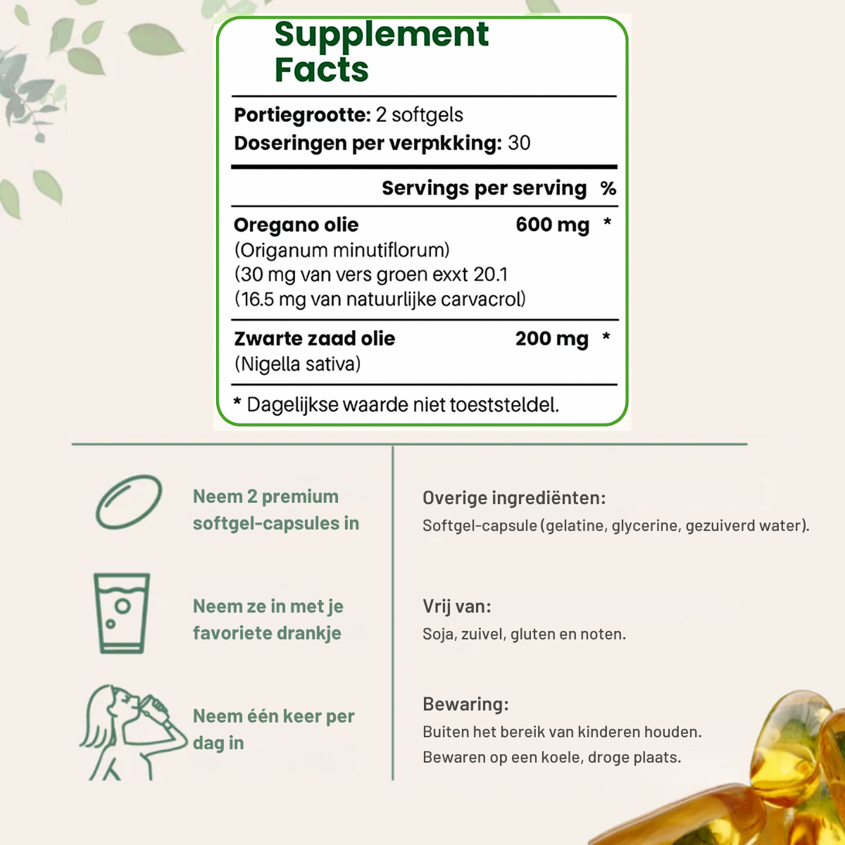 VitalOil™ - Verwijder candida en parasieten uit je lichaam